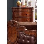 Antoinetta Upholstered Chest - Warm Cherry